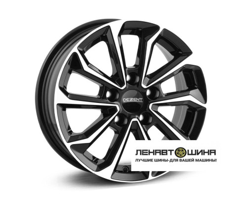 Dezent R17 / 7J PCD 5x100 ЕТ 38 ЦО 57.1 KS black polished