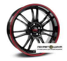 Dotz R19 / 8J PCD 5x112 ЕТ 45 ЦО 70.1 Shift pinstripe red