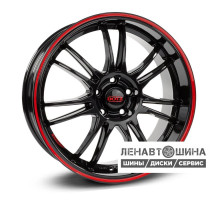 Dotz R19 / 8J PCD 5x112 ЕТ 45 ЦО 70.1 Shift pinstripe red