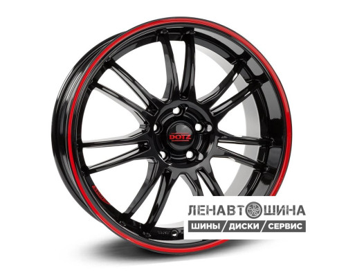 Dotz R19 / 8J PCD 5x112 ЕТ 45 ЦО 70.1 Shift pinstripe red Dotz R19 / 8J PCD 5x112 ЕТ 45 ЦО 70.1 Shift pinstripe red