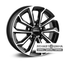 Dezent R16 / 6.5J PCD 5x100 ЕТ 38 ЦО 57.1 KS black polished